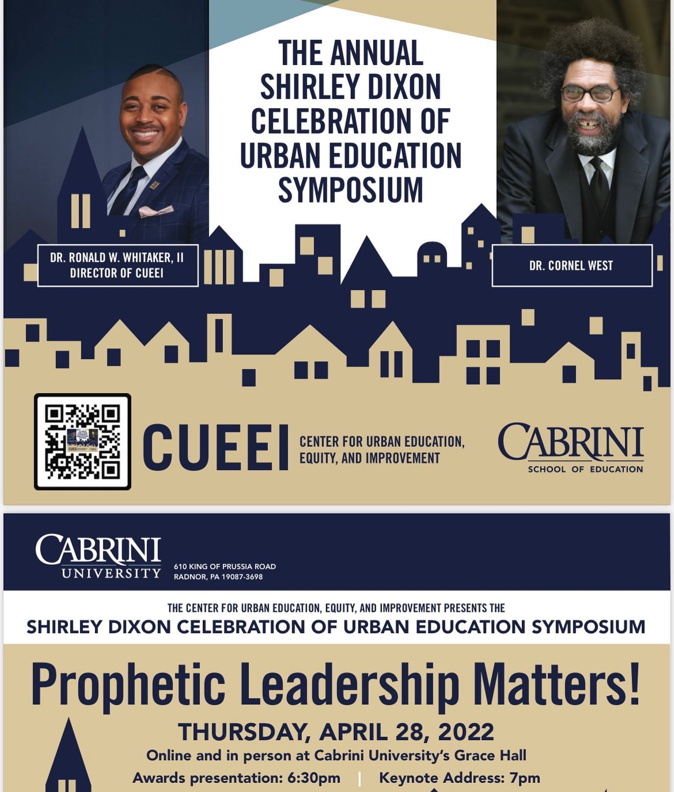 This Thursday @Cueeicu is hosting @brothercornelwest for The Annual Shirley Dixon Celebration of Urban Education Symposium! Join them in Grace hall or online at 6:30pm Check out the link in our bio to learn all about Dr.West and to hear all about the events that are happening on campus while the semester is winding down! Link in story
#Loquitur#CabriniUniversity#Cabrini#studentnews#newspaper
#collegenewspaper#cornelwest#urbaneudcationsyposium